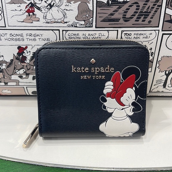 Kate Spade Disney X Kate Spade New York Minnie Mouse Zip Around Wallet - Picture 11 of 16